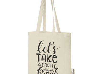 Tote bag in cotone riciclato GRS da 140 g/m2 Madras - 7L