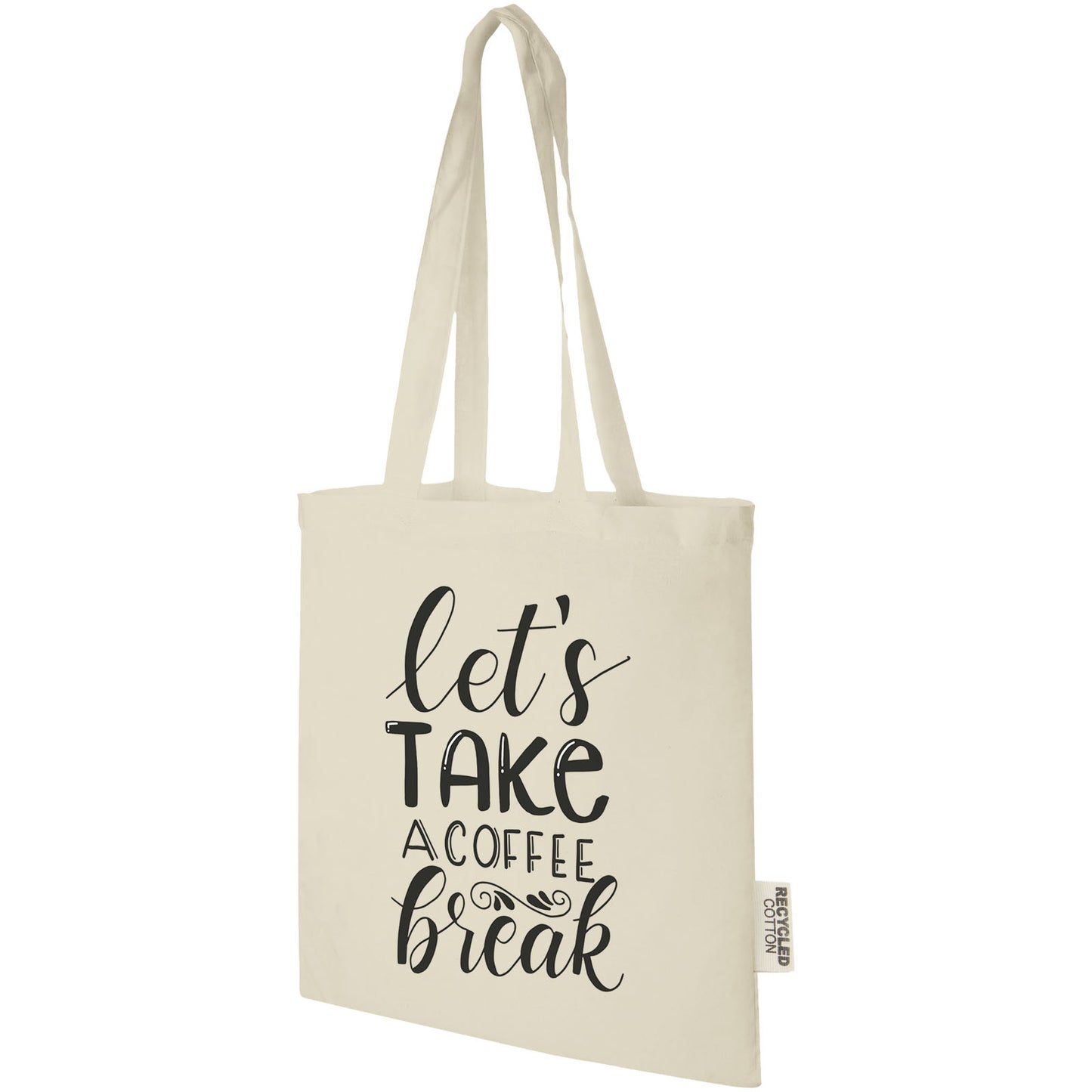 Tote bag in cotone riciclato GRS da 140 g/m2 Madras - 7L