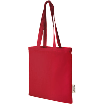 Tote bag in cotone riciclato GRS da 140 g/m2 Madras - 7L