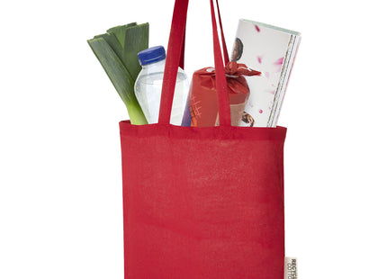 Tote bag in cotone riciclato GRS da 140 g/m2 Madras - 7L