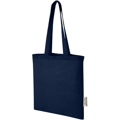 Tote bag in cotone riciclato GRS da 140 g/m2 Madras - 7L