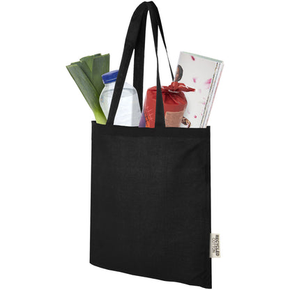 Tote bag in cotone riciclato GRS da 140 g/m2 Madras - 7L