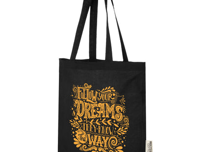 Tote bag in cotone riciclato GRS da 140 g/m2 Madras - 7L