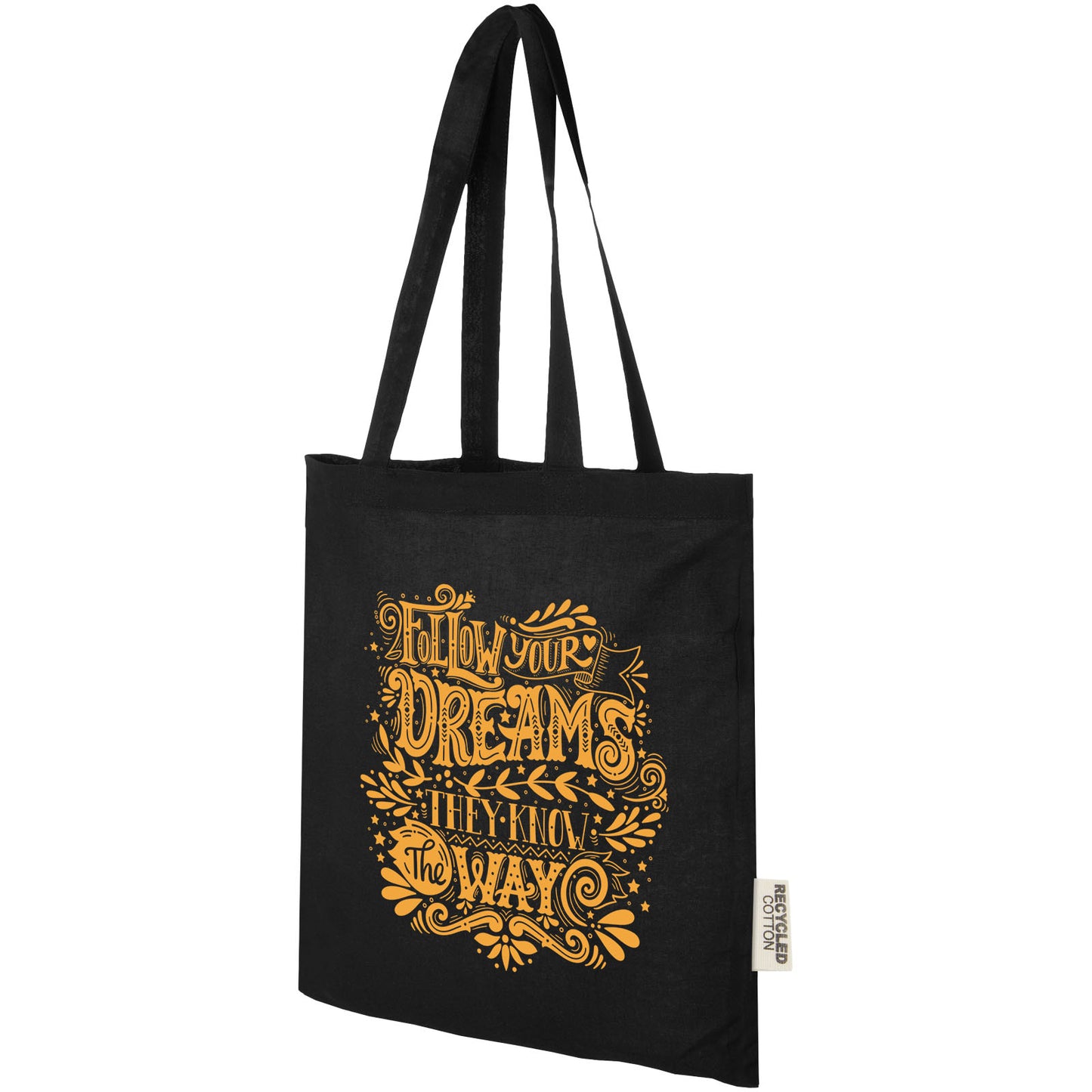 Tote bag in cotone riciclato GRS da 140 g/m2 Madras - 7L