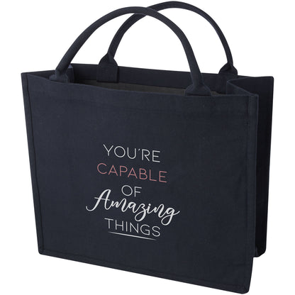 Tote bag per libri in materiale riciclato da 500 g/m² Page Aware™
