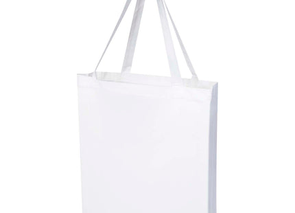 Tote bag a soffietto in cotone riciclato certificato GRS da 140 g/m² Madras