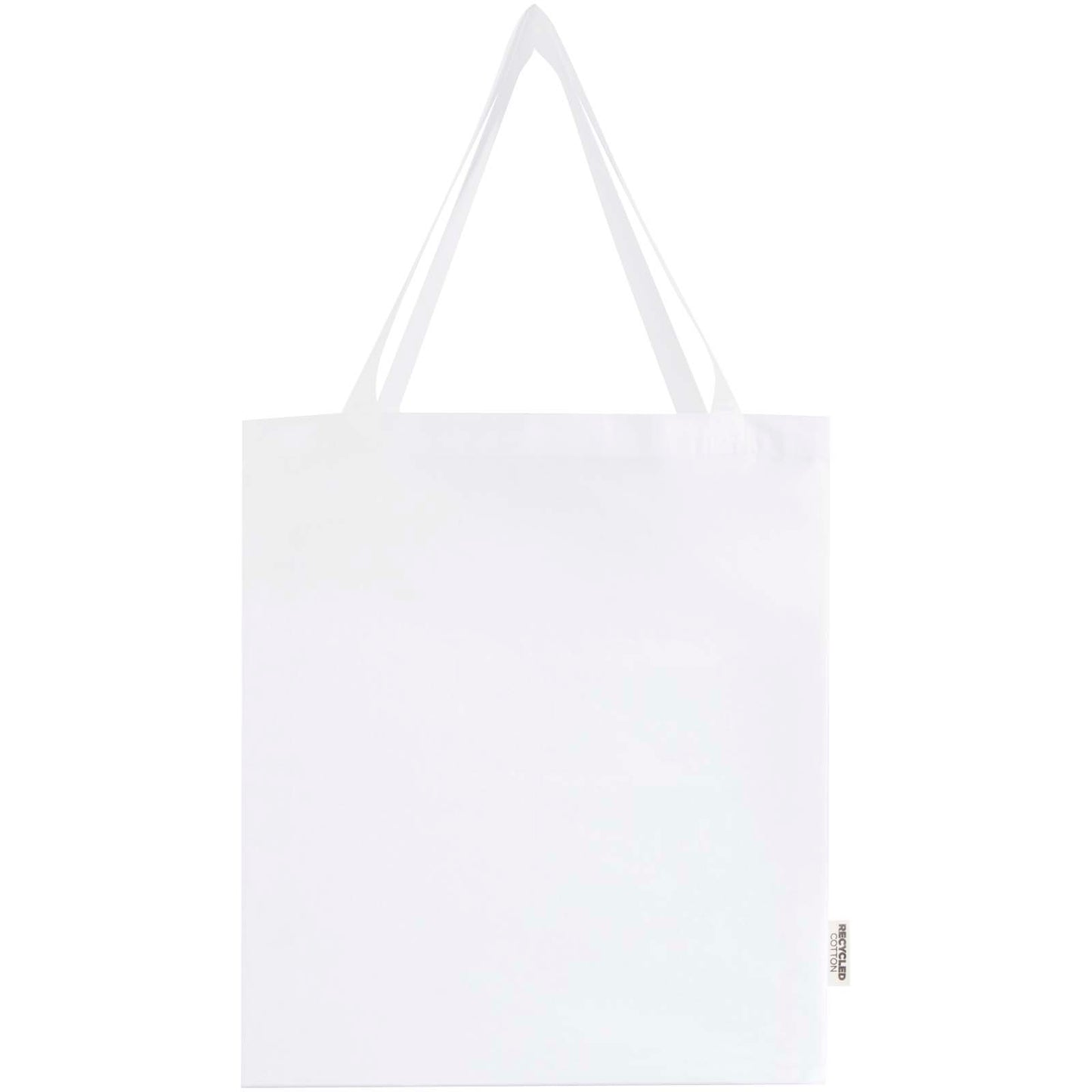 Tote bag a soffietto in cotone riciclato certificato GRS da 140 g/m² Madras