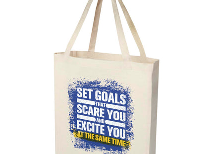 Tote bag a soffietto in cotone riciclato certificato GRS da 140 g/m² Madras