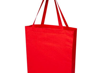 Tote bag a soffietto in cotone riciclato certificato GRS da 140 g/m² Madras
