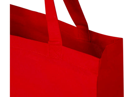 Tote bag a soffietto in cotone riciclato certificato GRS da 140 g/m² Madras