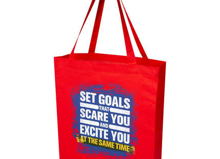 Tote bag a soffietto in cotone riciclato certificato GRS da 140 g/m² Madras