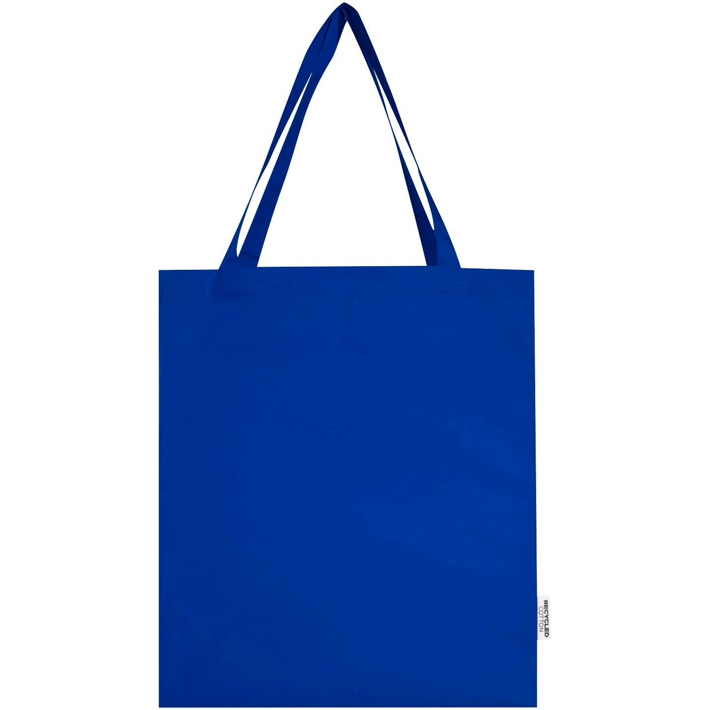 Tote bag a soffietto in cotone riciclato certificato GRS da 140 g/m² Madras