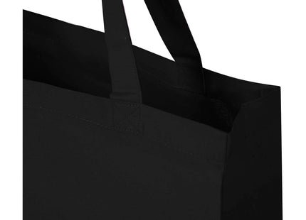Tote bag a soffietto in cotone riciclato certificato GRS da 140 g/m² Madras