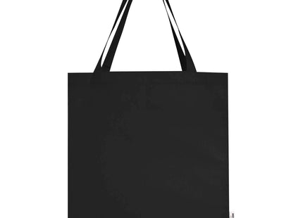 Tote bag a soffietto in cotone riciclato certificato GRS da 140 g/m² Madras