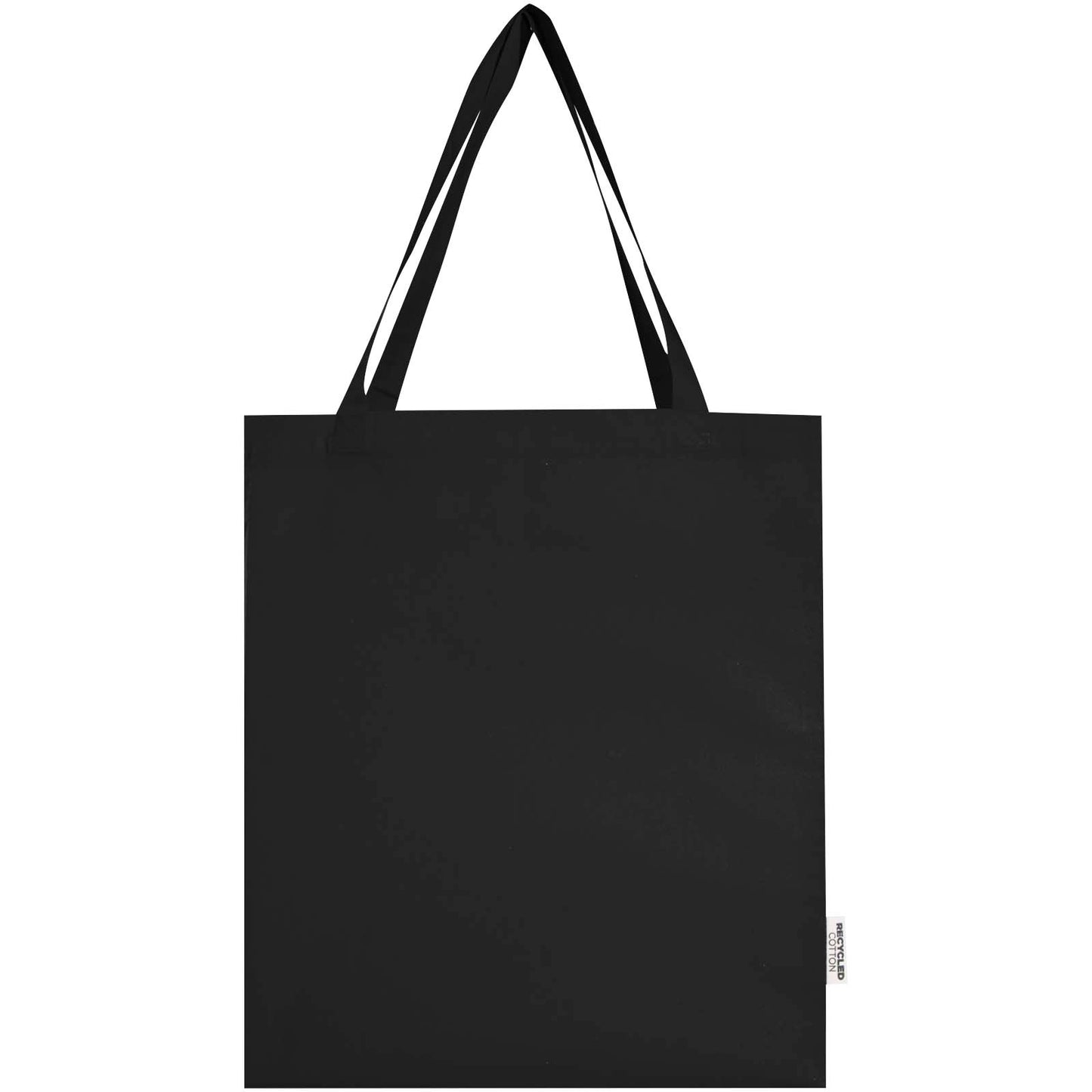 Tote bag a soffietto in cotone riciclato certificato GRS da 140 g/m² Madras