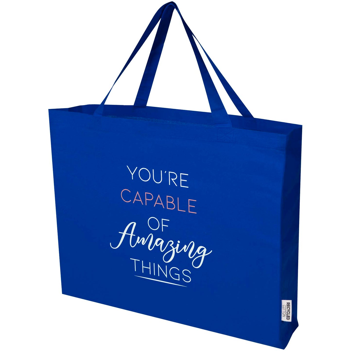 Tote bag in cotone riciclato certificato GRS da 220 g/m² Odessa 40L