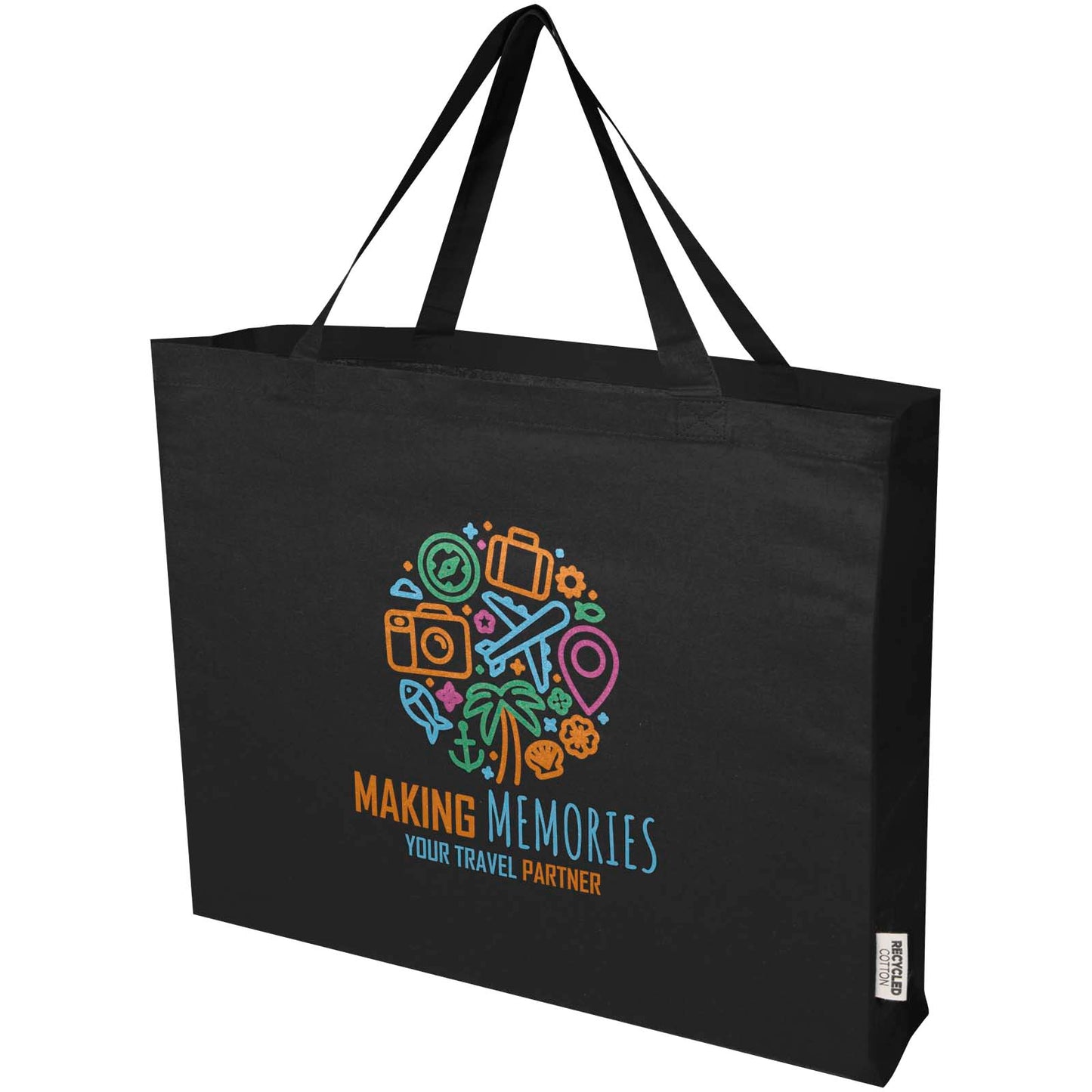 Tote bag in cotone riciclato certificato GRS da 220 g/m² Odessa 40L