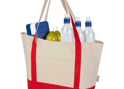 Tote bag in cotone riciclato certificato GRS da 320 g/m² Sam