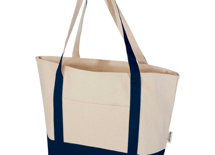 Tote bag in cotone riciclato certificato GRS da 320 g/m² Sam