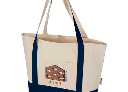 Tote bag in cotone riciclato certificato GRS da 320 g/m² Sam