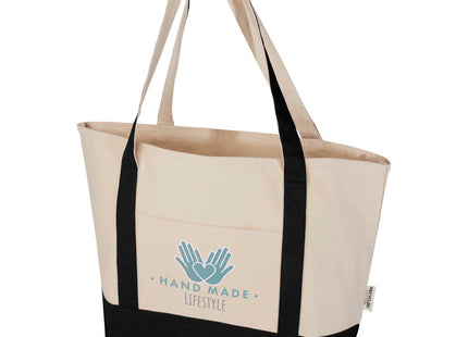 Tote bag in cotone riciclato certificato GRS da 320 g/m² Sam