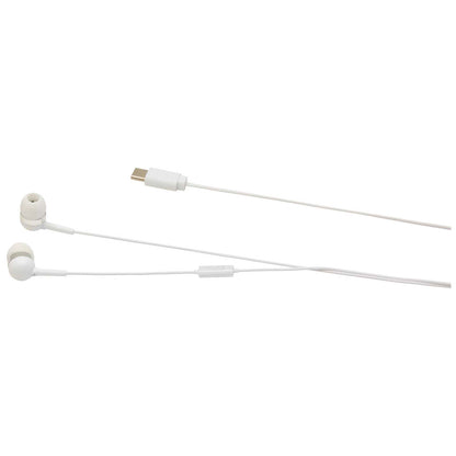 Cuffie tipo C cablate con astuccio in plastica riciclata Baekdu