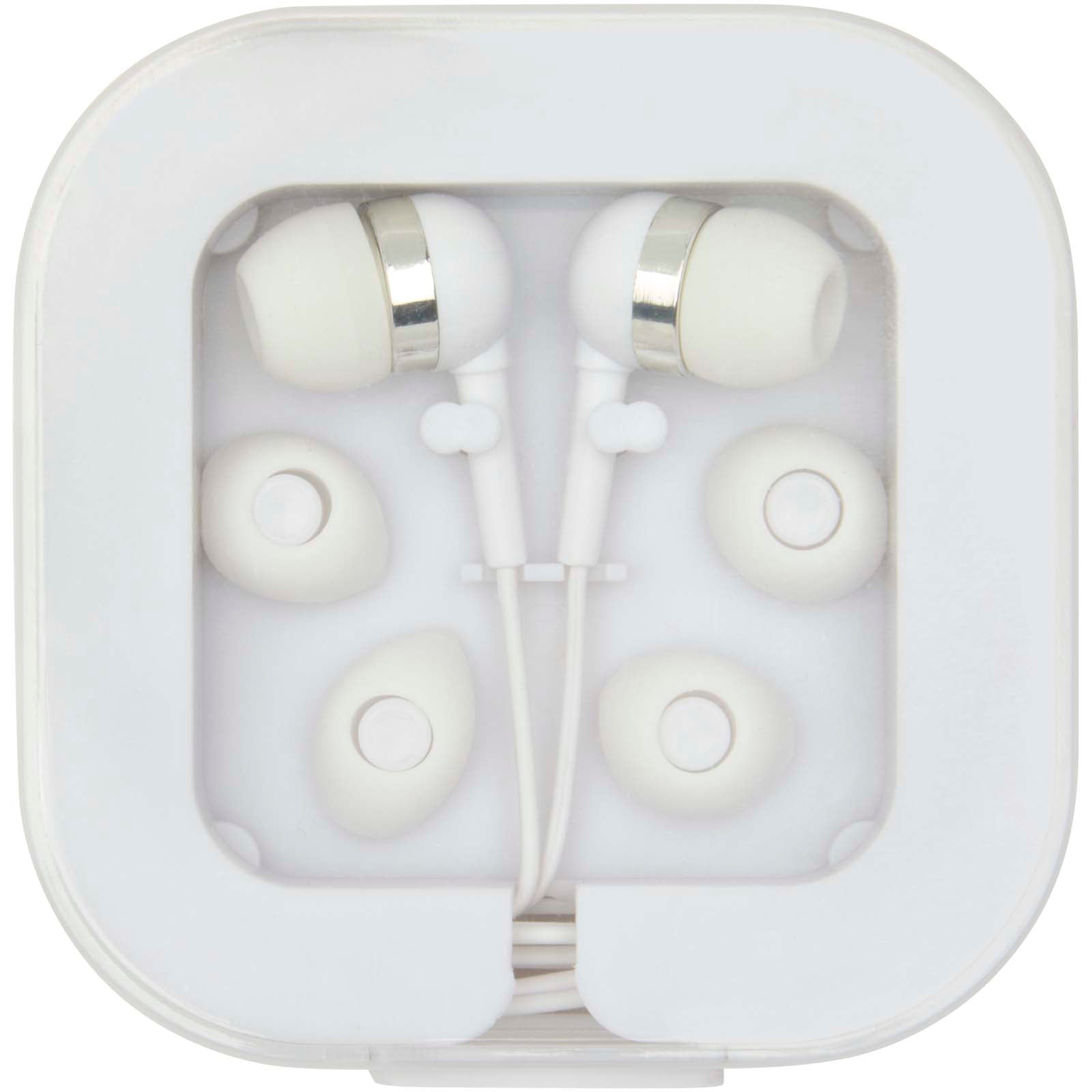 Cuffie tipo C cablate con astuccio in plastica riciclata Baekdu