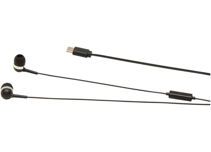 Cuffie tipo C cablate con astuccio in plastica riciclata Baekdu