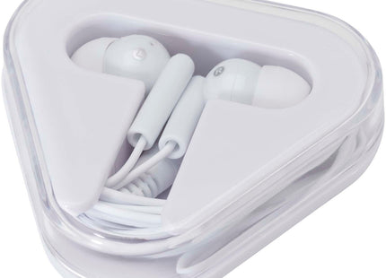 Auricolari con astuccio in plastica riciclata Rebel