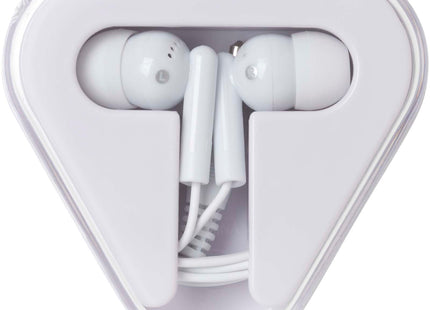Auricolari con astuccio in plastica riciclata Rebel