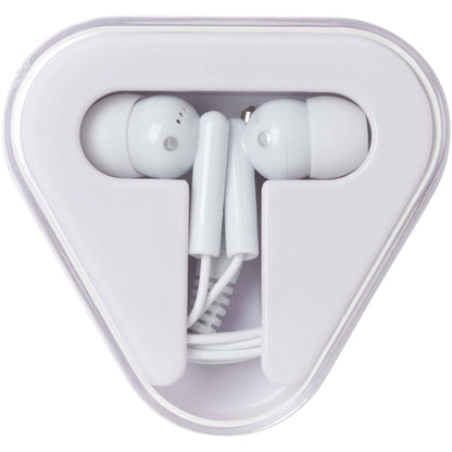 Auricolari con astuccio in plastica riciclata Rebel