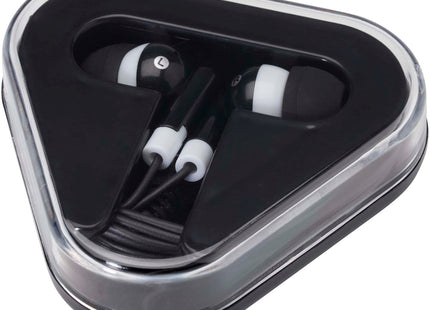 Auricolari con astuccio in plastica riciclata Rebel