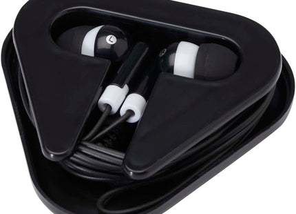 Auricolari con astuccio in plastica riciclata Rebel