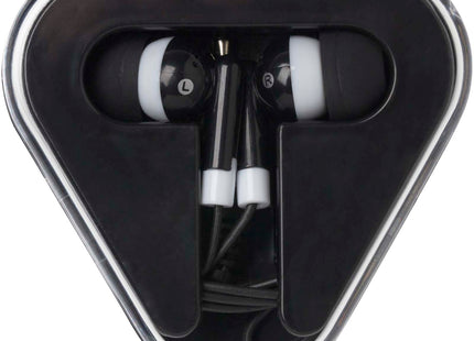 Auricolari con astuccio in plastica riciclata Rebel