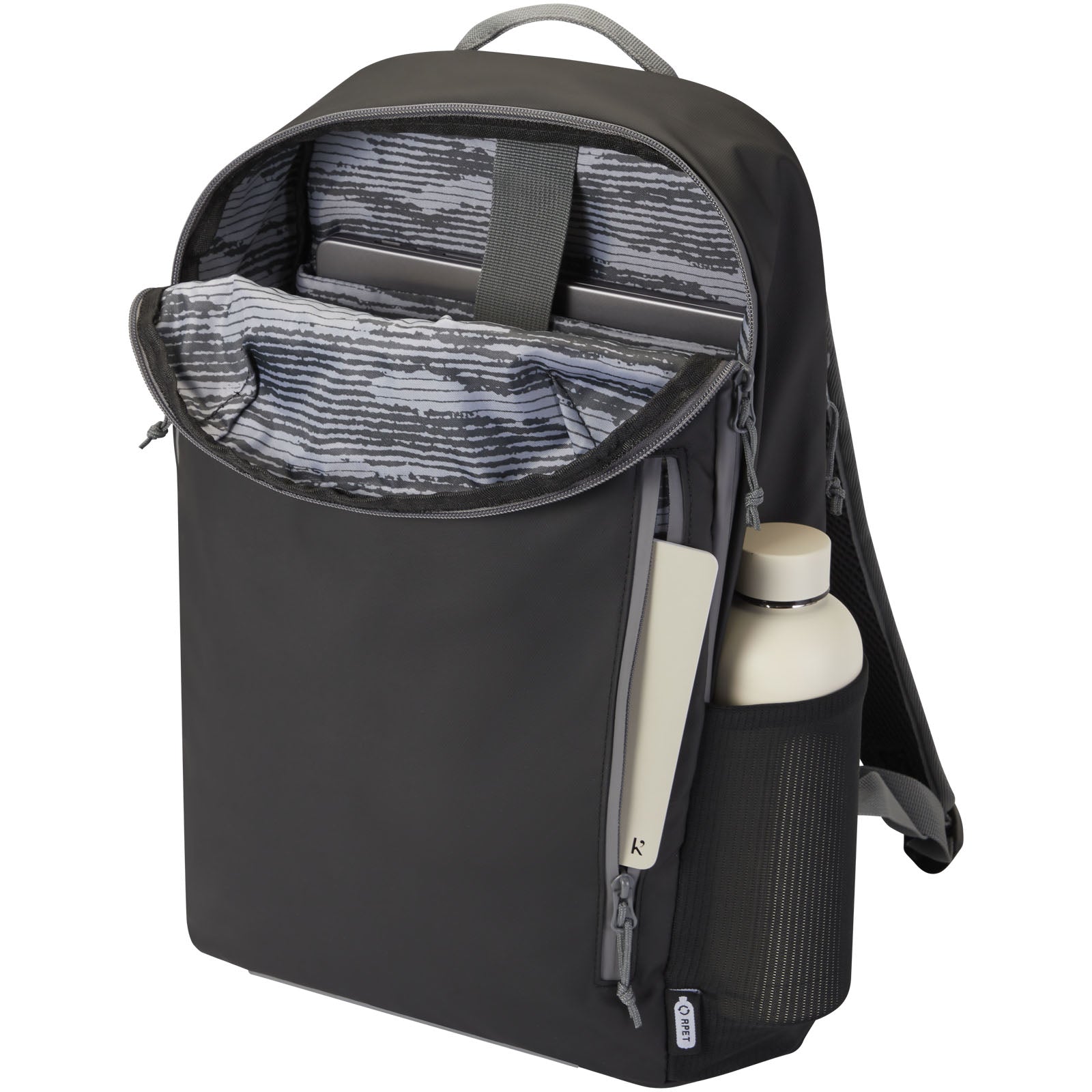 Zaino impermeabile per portatile da 15" in materiale riciclato certificato GRS Aqua - 21 L
