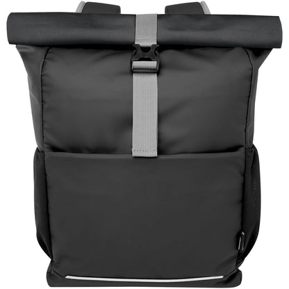 Borsa roll-top per bicicletta impermeabile in materiale riciclato certificato GRS per portatile da 15" Aqua