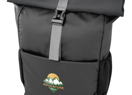 Borsa roll-top per bicicletta impermeabile in materiale riciclato certificato GRS per portatile da 15" Aqua