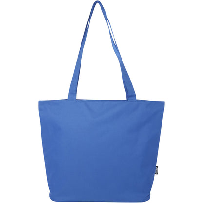 Tote bag in materiale riciclato certificato GRS con cerniera Panama 20l
