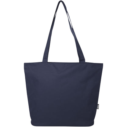 Tote bag in materiale riciclato certificato GRS con cerniera Panama 20l