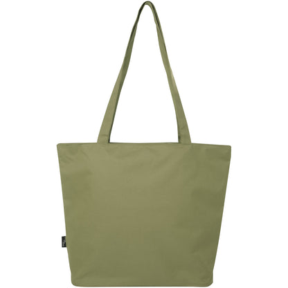 Tote bag in materiale riciclato certificato GRS con cerniera Panama 20l