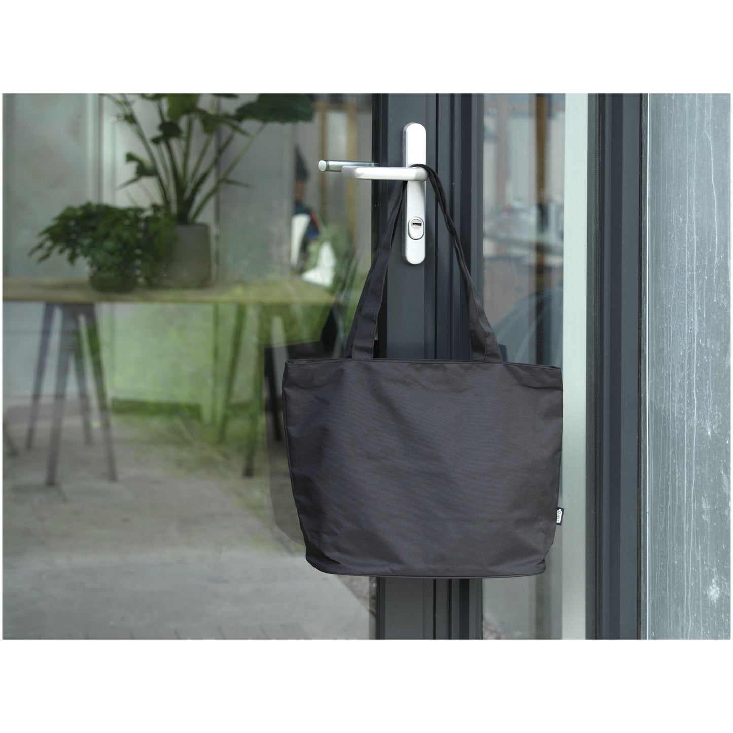 Tote bag in materiale riciclato certificato GRS con cerniera Panama 20l