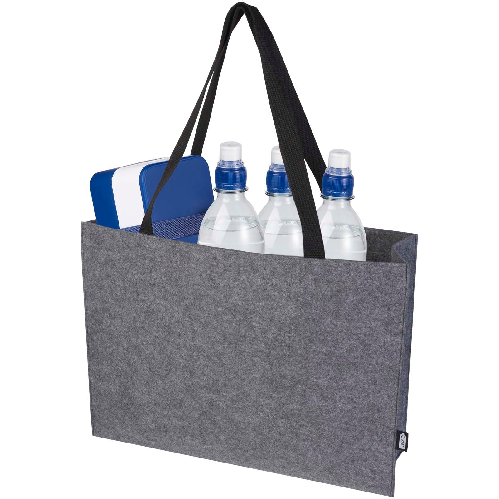 Tote bag a soffietto in feltro riciclato certificato GRS Felta - 20L