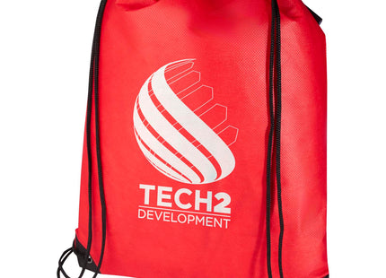 Borsa con coulisse in tessuto non tessuto riciclato certificato GRS Evergreen - 5L