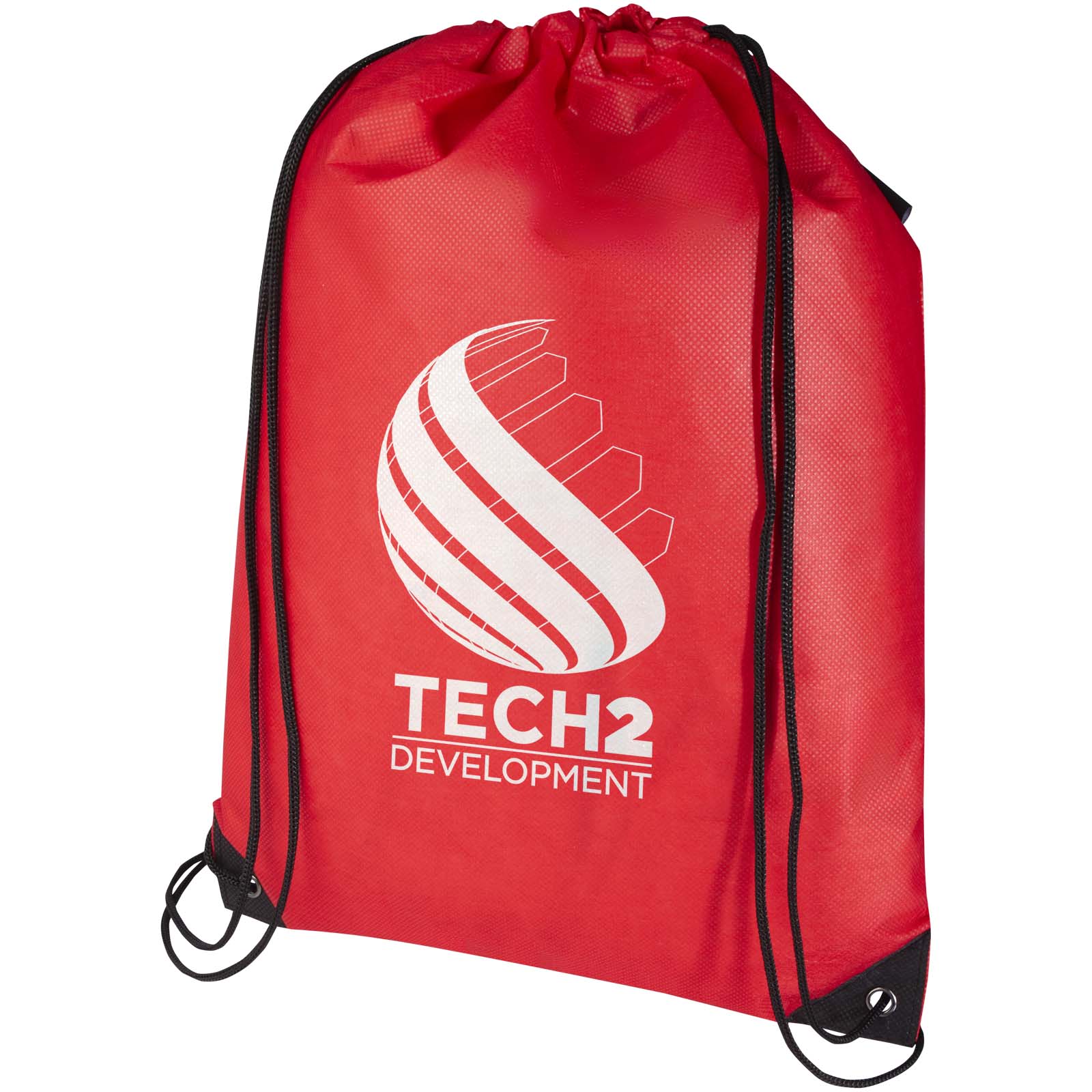 Borsa con coulisse in tessuto non tessuto riciclato certificato GRS Evergreen - 5L
