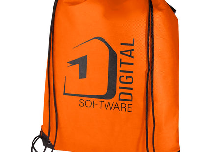 Borsa con coulisse in tessuto non tessuto riciclato certificato GRS Evergreen - 5L