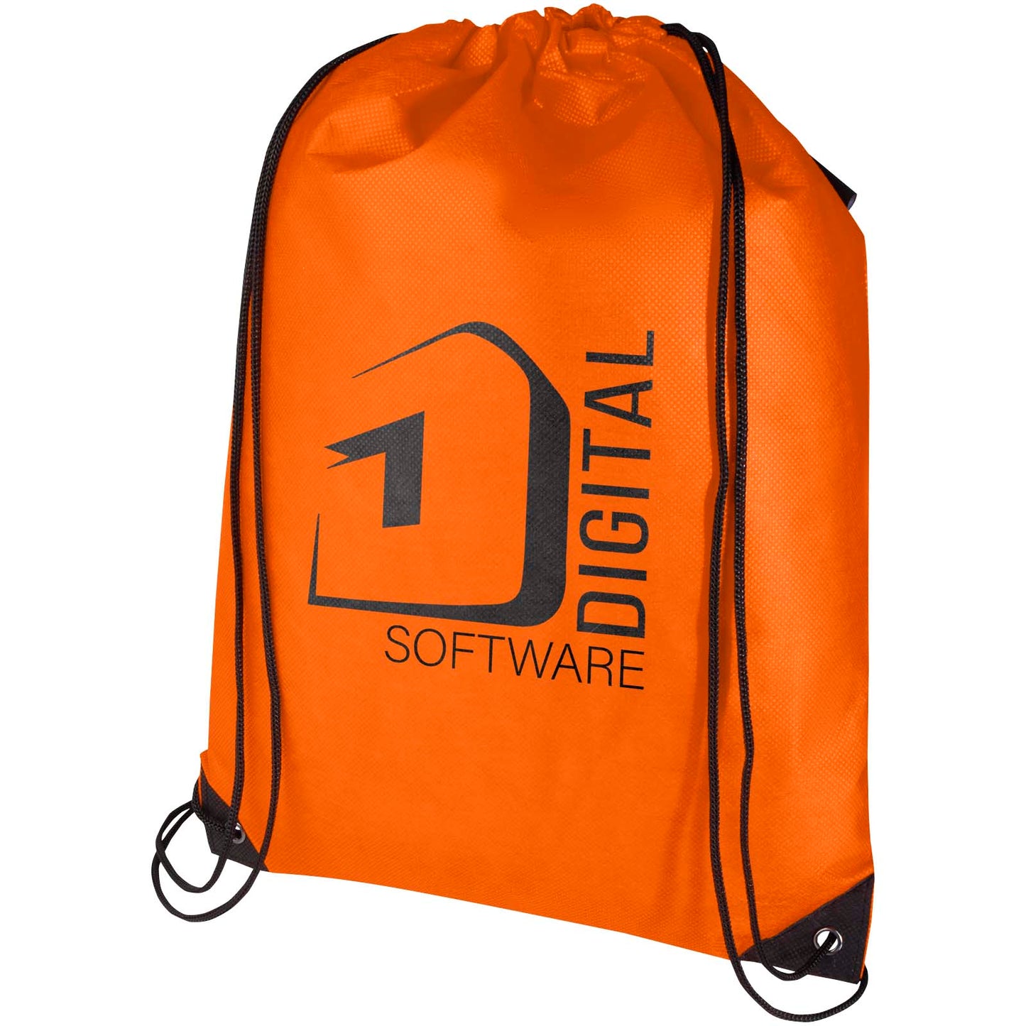 Borsa con coulisse in tessuto non tessuto riciclato certificato GRS Evergreen - 5L