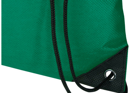 Borsa con coulisse in tessuto non tessuto riciclato certificato GRS Evergreen - 5L