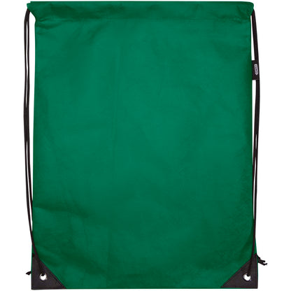 Borsa con coulisse in tessuto non tessuto riciclato certificato GRS Evergreen - 5L