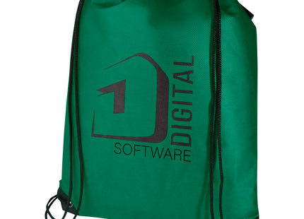 Borsa con coulisse in tessuto non tessuto riciclato certificato GRS Evergreen - 5L