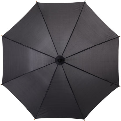 Ombrello Jova da 23" con manico e asta in legno